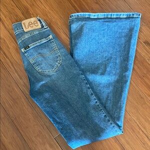 Lee Women's Classic Blue Wide Leg Jeans